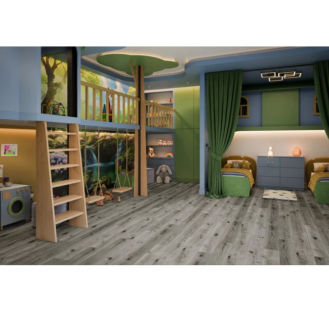 Кварцевый SPC ламинат DAMY FLOOR FAMILY T7020-5D Дуб Состаренный Серый Кварцевый SPC ламинат DAMY FLOOR FAMILY T7020-5D Дуб Состаренный Серый