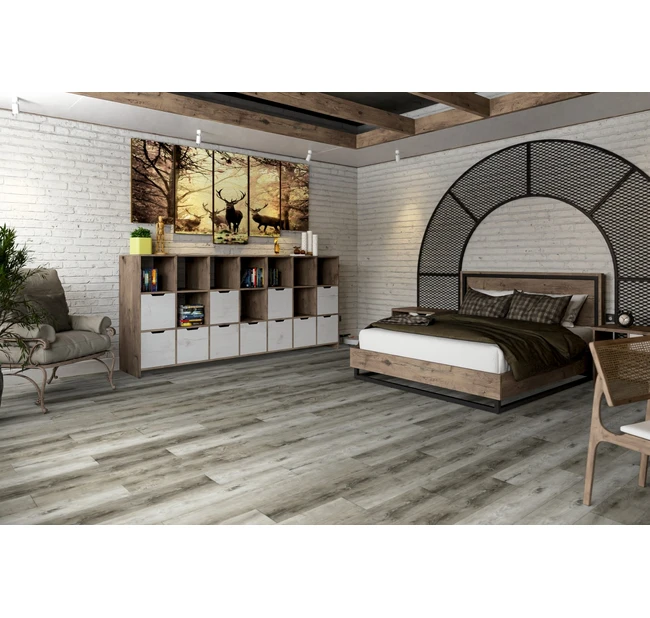 Кварцевый SPC ламинат DAMY FLOOR FAMILY TCM369-28 Дуб Рустикальный Cерый Кварцевый SPC ламинат DAMY FLOOR FAMILY TCM369-28 Дуб Рустикальный Cерый