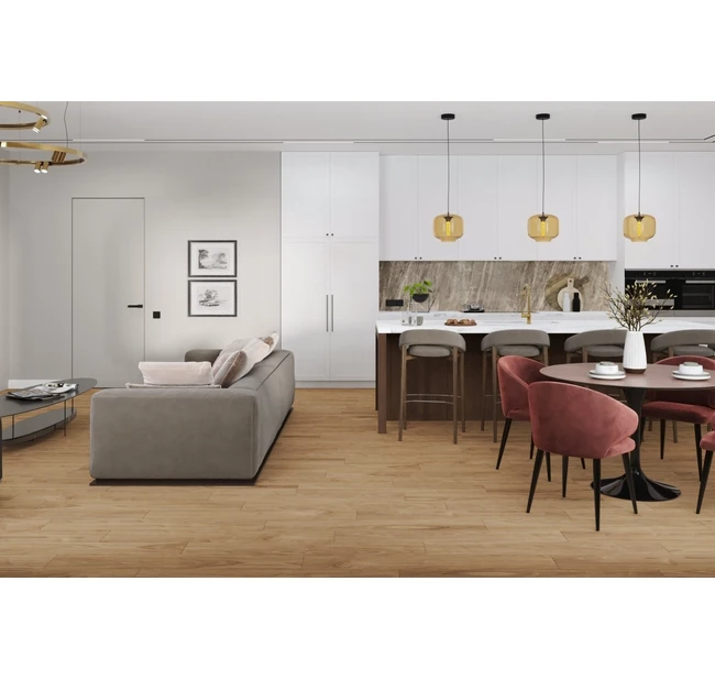 Кварцевый SPC ламинат DAMY FLOOR FAMILY 0036-2 Орех Европейский Кварцевый SPC ламинат DAMY FLOOR FAMILY 0036-2 Орех Европейский