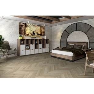 Кварцевый SPC ламинат DAMY FLOOR CHEVRON DF01-Ch Версаль