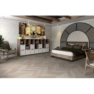 Кварцевый SPC ламинат DAMY FLOOR CHEVRON DF02-Ch Пале-Рояль