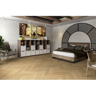 Кварцевый SPC ламинат DAMY FLOOR CHEVRON DF03-Ch Тюильри