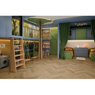 Кварцевый SPC ламинат DAMY FLOOR CHEVRON DF03-Ch Тюильри