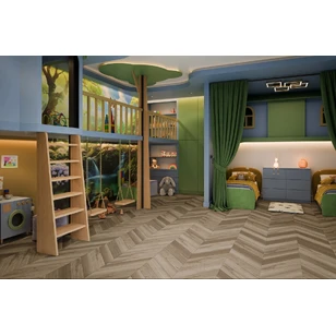 Кварцевый SPC ламинат DAMY FLOOR CHEVRON DF05-Ch Сен-Жермен