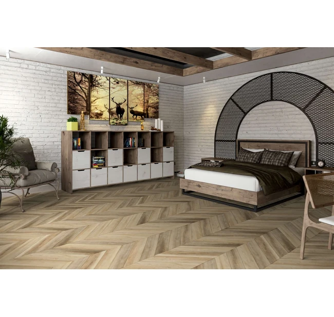 Кварцевый SPC ламинат DAMY FLOOR CHEVRON DF06-Ch Амбуаз Кварцевый SPC ламинат DAMY FLOOR CHEVRON DF06-Ch Амбуаз
