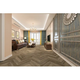 Кварцевый SPC ламинат DAMY FLOOR CHEVRON DF06-Ch Амбуаз