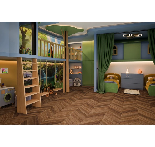 Кварцевый SPC ламинат DAMY FLOOR CHEVRON DF07-Ch Шайо Кварцевый SPC ламинат DAMY FLOOR CHEVRON DF07-Ch Шайо