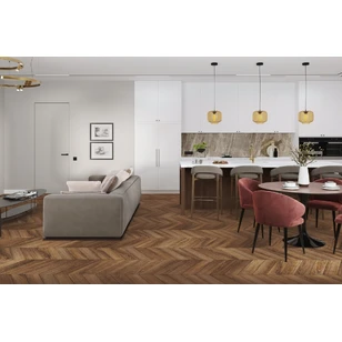 Кварцевый SPC ламинат DAMY FLOOR CHEVRON DF07-Ch Шайо