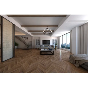 Кварцевый SPC ламинат DAMY FLOOR CHEVRON DF07-Ch Шайо
