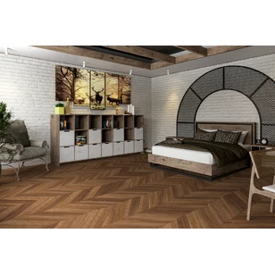 Кварцевый SPC ламинат DAMY FLOOR CHEVRON DF07-Ch Шайо