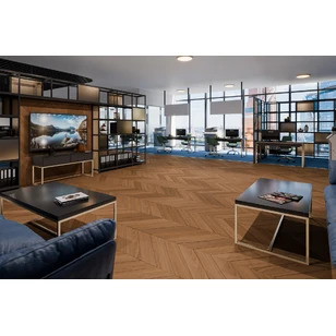 Кварцевый SPC ламинат DAMY FLOOR CHEVRON DF08-Ch Блуа