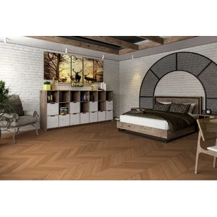 Кварцевый SPC ламинат DAMY FLOOR CHEVRON DF08-Ch Блуа