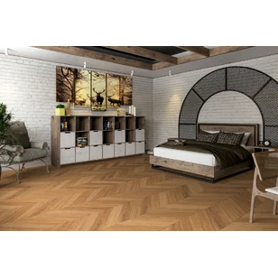 Кварцевый SPC ламинат DAMY FLOOR CHEVRON DF09-Ch Монсоро