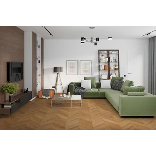 Кварцевый SPC ламинат DAMY FLOOR CHEVRON DF09-Ch Монсоро