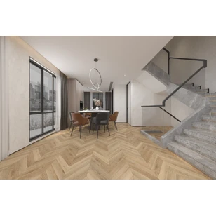Кварцевый SPC ламинат DAMY FLOOR CHEVRON DF10-Ch Сен-Клу
