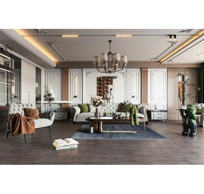 Кварцевая SPC плитка DAMY FLOOR ASCENT 1204-3 Арарат Кварцевая SPC плитка DAMY FLOOR ASCENT 1204-3 Арарат