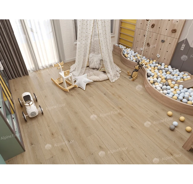 Кварц-виниловый пол Alpine Floor Easy Line Дуб Миндальный ECO 3-27 Кварц-виниловый пол Alpine Floor Easy Line Дуб Миндальный ECO 3-27