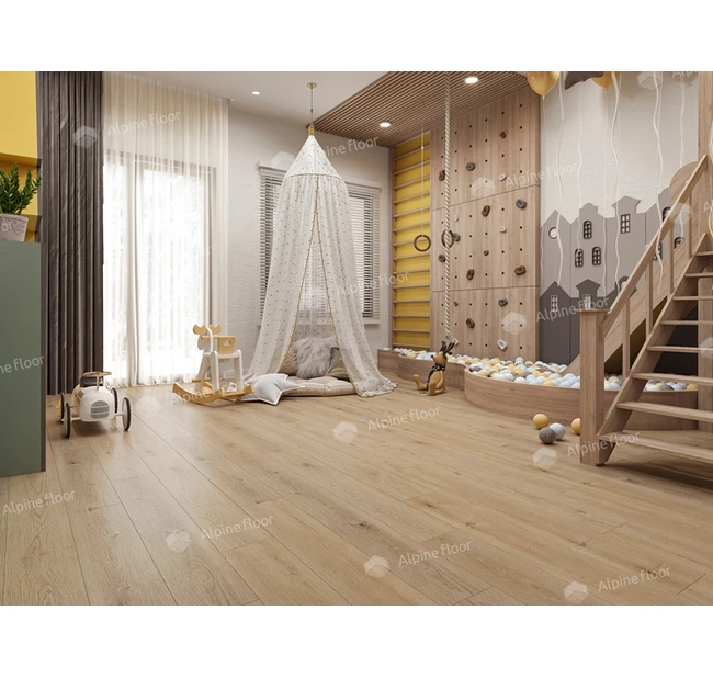 Кварц-виниловый пол Alpine Floor Easy Line Дуб Миндальный ECO 3-27 Кварц-виниловый пол Alpine Floor Easy Line Дуб Миндальный ECO 3-27