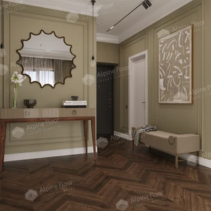 SPC ламинат Alpine Floor Chevron Alpine Дуб Мокка ECO 18-12