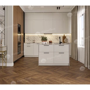 SPC ламинат Alpine Floor Chevron Alpine Дуб Коричневый ECO 18-13