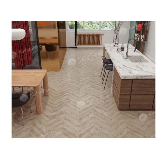 SPC ламинат Alpine Floor Chevron Alpine Гикори ECO 18-21 SPC ламинат Alpine Floor Chevron Alpine Гикори ECO 18-21