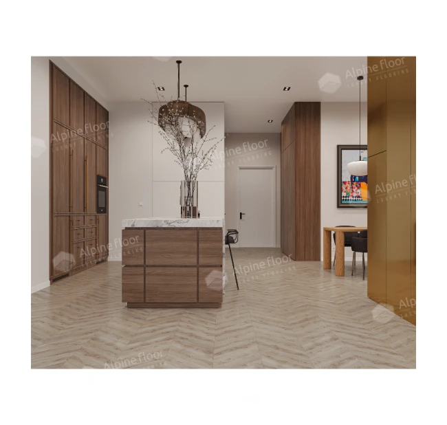 SPC ламинат Alpine Floor Chevron Alpine Гикори ECO 18-21 SPC ламинат Alpine Floor Chevron Alpine Гикори ECO 18-21