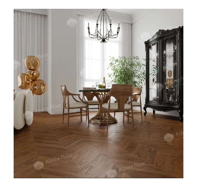SPC ламинат Alpine Floor Chevron Alpine Орех Нойер ECO 18-22 SPC ламинат Alpine Floor Chevron Alpine Орех Нойер ECO 18-22