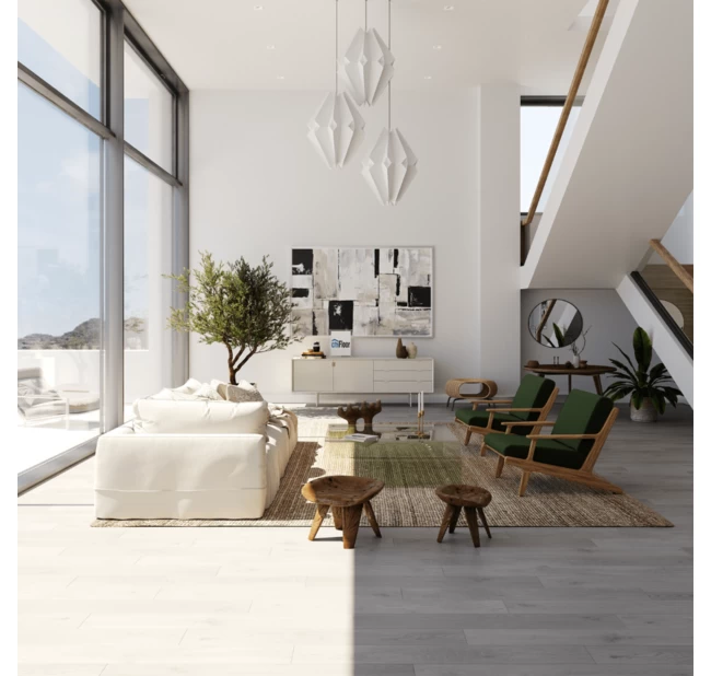 Виниловый пол CM Floor ScandiWood 01 Дуб Серый 4мм Виниловый пол CM Floor ScandiWood 01 Дуб Серый 4мм