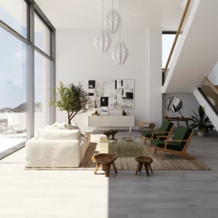 Виниловый пол CM Floor ScandiWood 01 Дуб Серый 4мм