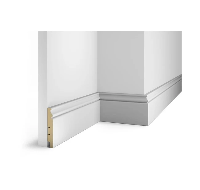 Плинтус напольный МДФ Cosca Decor AP10 под покраску Плинтус напольный МДФ Cosca Decor AP10 под покраску