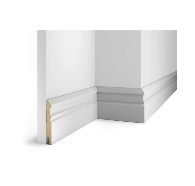 Плинтус напольный МДФ Cosca Decor AP30 под покраску Плинтус напольный МДФ Cosca Decor AP30 под покраску