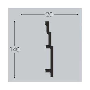 Плинтус напольный XPS Bello deco П13