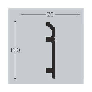 Плинтус напольный XPS Bello deco П12