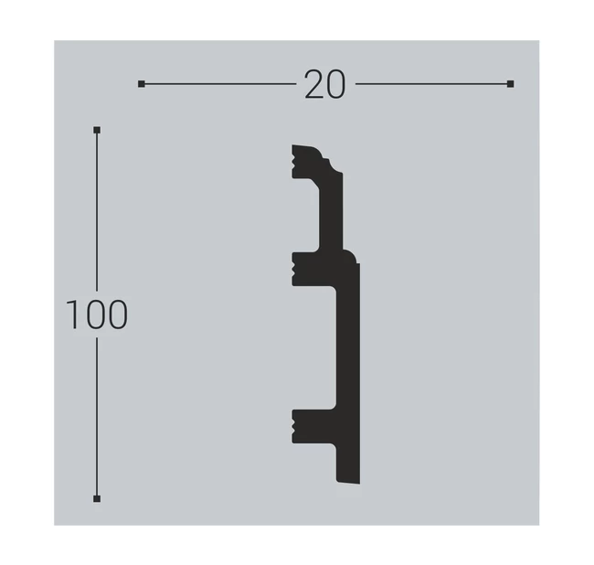 Плинтус напольный XPS Bello deco П10 Плинтус напольный XPS Bello deco П10