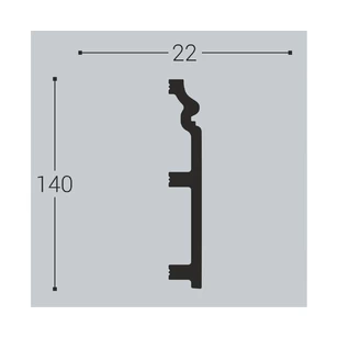 Плинтус напольный XPS Bello deco П9