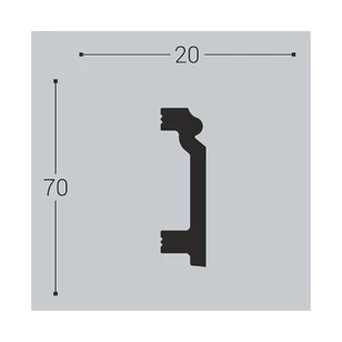 Плинтус напольный XPS Bello deco П7