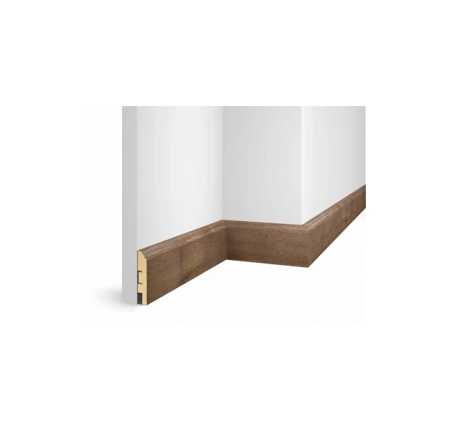 Плинтус напольный МДФ Cosca Decor экошпон WP07 Дуб Муссон Плинтус напольный МДФ Cosca Decor экошпон WP07 Дуб Муссон