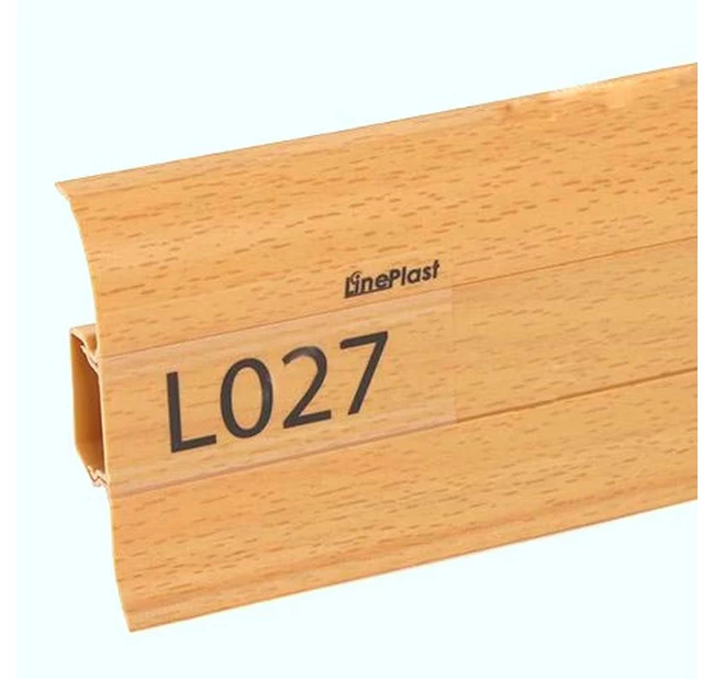 Плинтус напольный ПВХ Lineplast L027 Бук ютландский Плинтус напольный ПВХ Lineplast L027 Бук ютландский