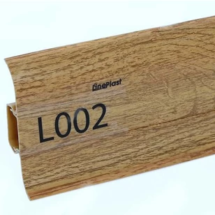 Плинтус напольный ПВХ Lineplast L002 Орех грецкий