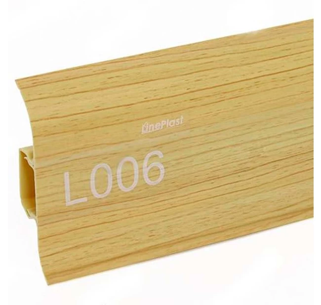 Плинтус напольный ПВХ Lineplast L006 Сосна светлая Плинтус напольный ПВХ Lineplast L006 Сосна светлая