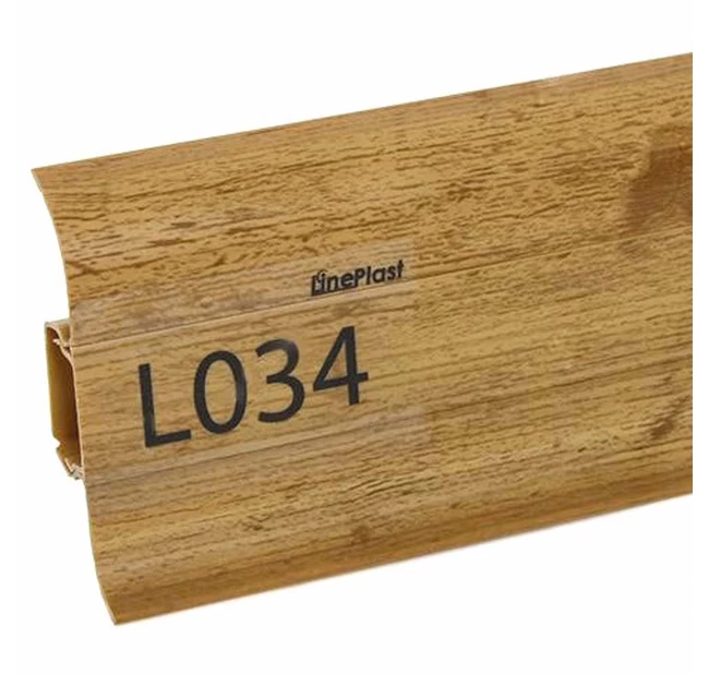 Плинтус напольный ПВХ Lineplast L034 Сосна замковая Плинтус напольный ПВХ Lineplast L034 Сосна замковая