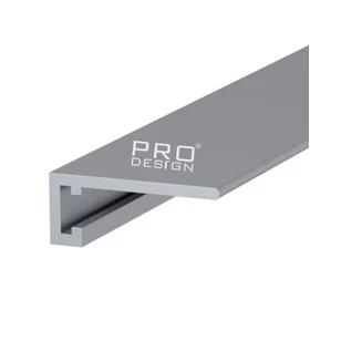 Щелевой плинтус AluminiumPro AL 13 - 7067 MINI 2700 мм. НЕ Анодированный + 6 пружин
