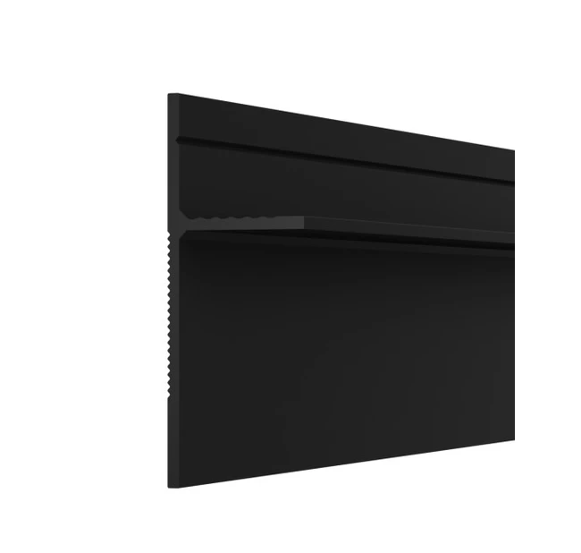 Теневой плинтус скрытого монтажа  AluminiumPro AL 13-7208 2700 мм. Черный RAL 9005 Теневой плинтус скрытого монтажа  AluminiumPro AL 13-7208 2700 мм. Черный RAL 9005