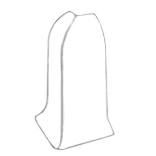 Угол наружный к плинтусу ПВХ Lineplast