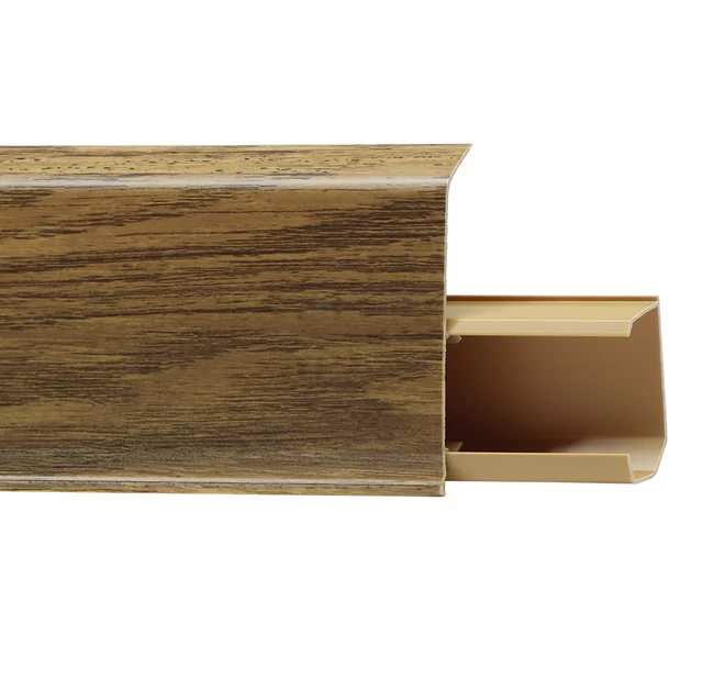 Плинтус напольный ПВХ Winart Tera (72мм) 711 Дуб антрацит Плинтус напольный ПВХ Winart Tera (72мм) 711 Дуб антрацит