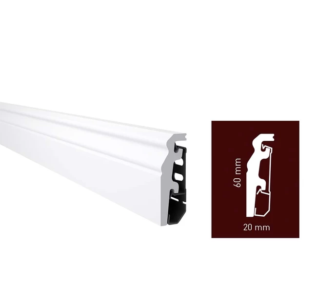 Плинтус напольный из дюрополимера Arbiton Vega P0620 Плинтус напольный из дюрополимера Arbiton Vega P0620