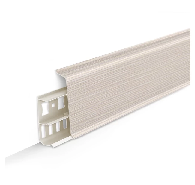 Напольный плинтус ПВХ Ideal Deconika (Деконика) Д70 КЛЕН СВЕТЛЫЙ 266 Напольный плинтус ПВХ Ideal Deconika (Деконика) Д70 КЛЕН СВЕТЛЫЙ 266