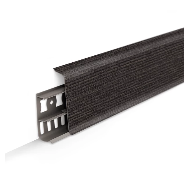 Напольный плинтус ПВХ Ideal Deconika (Деконика) Д70 КАШТАН СЕРЫЙ 352 Напольный плинтус ПВХ Ideal Deconika (Деконика) Д70 КАШТАН СЕРЫЙ 352