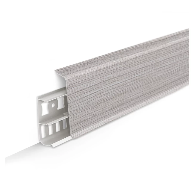 Напольный плинтус ПВХ Ideal Deconika (Деконика) Д70 ЯСЕНЬ СЕРЫЙ 253 Напольный плинтус ПВХ Ideal Deconika (Деконика) Д70 ЯСЕНЬ СЕРЫЙ 253