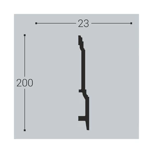 Плинтус напольный XPS Bello deco П18